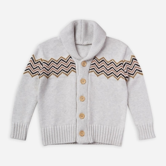 RYLEE & Cru | Zigzag Knit Cardigan - Picture 1 of 5